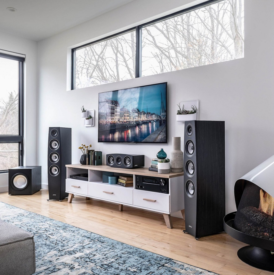 Jamo Concert C97 II golvhögtalare, svart par