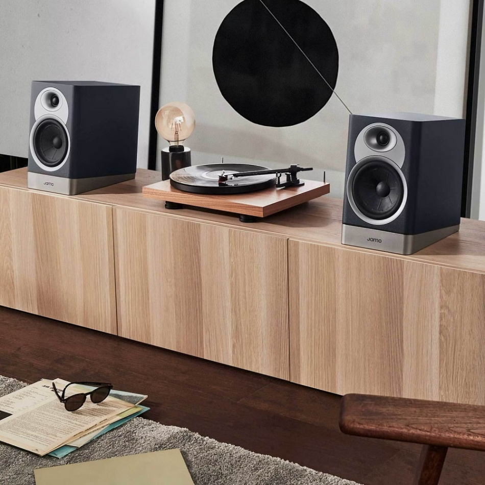 Jamo Studio-7 S7-17B Blue Fjord Black, stativhögtalare