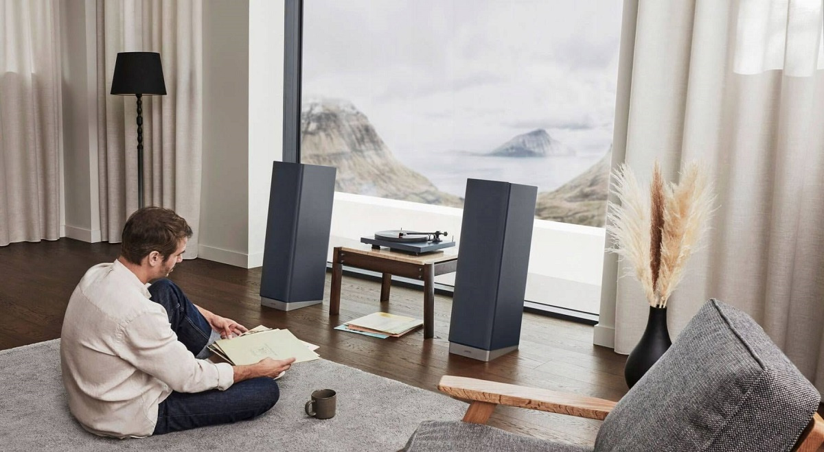 Jamo Studio-7 S7-27F Blue Fjord Black golvhögtalare, par