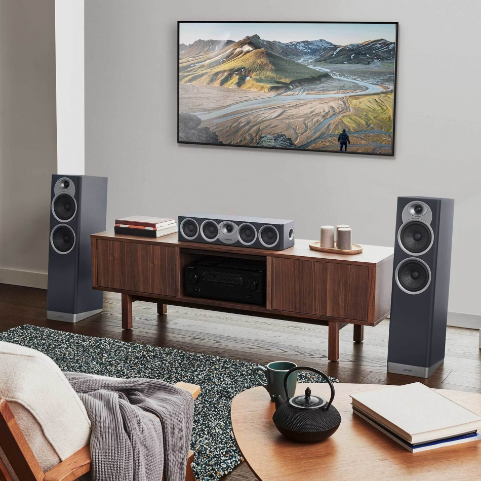 Jamo Studio-7 S7-43C Blue Fjord Black, centerhögtalare