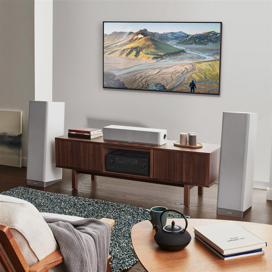 Jamo Studio-7 S7-43C Grey Cloud White, centerhögtalare