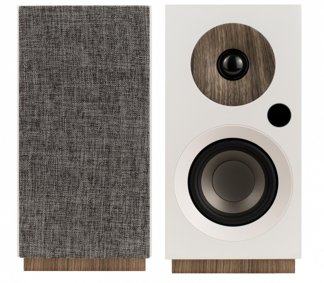 Jamo Studio-8 S801PM aktiva högtalare med Bluetooth & DAC, vitt par