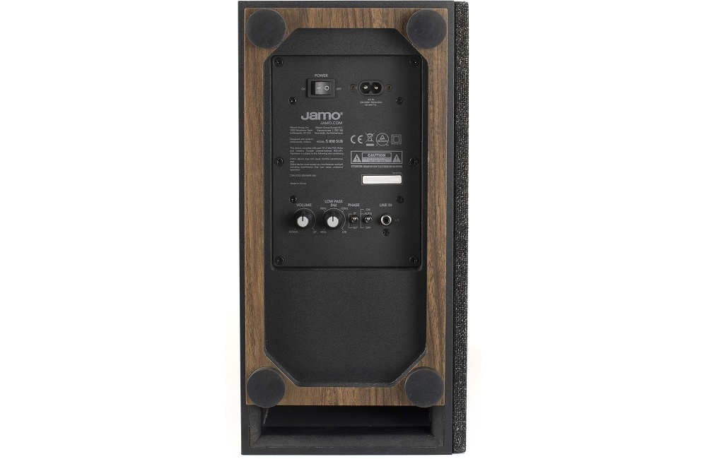 Jamo Studio-8 S808 SUB, aktiv subwoofer svart