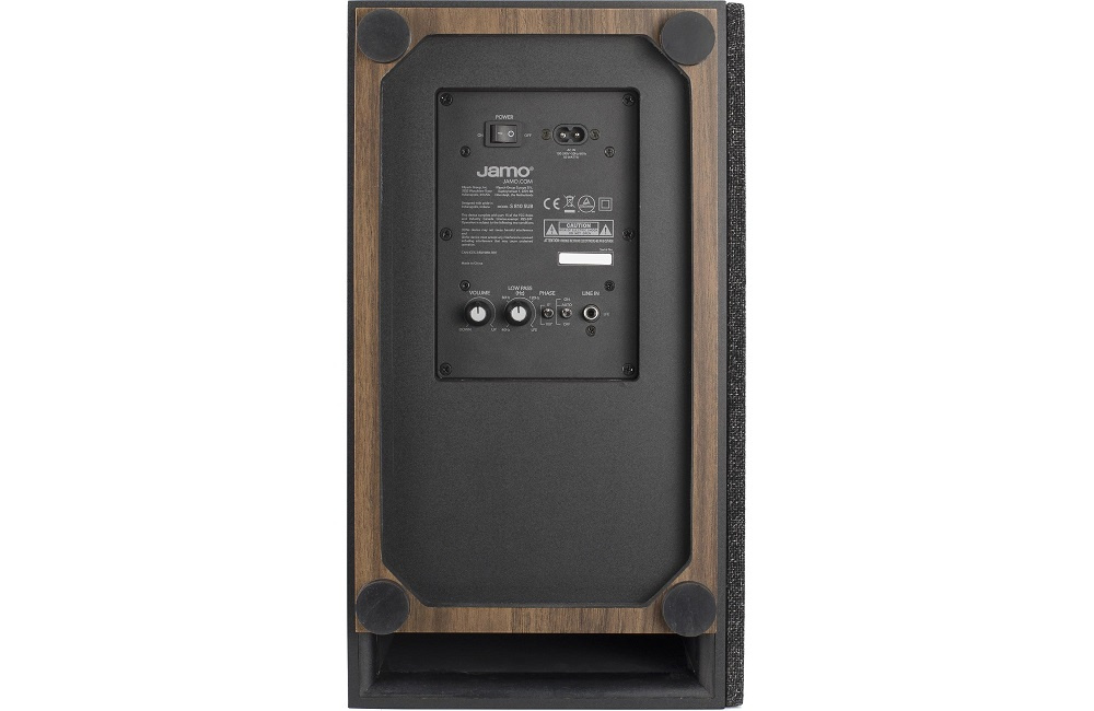 Jamo Studio-8 S810 SUB, aktiv subwoofer svart