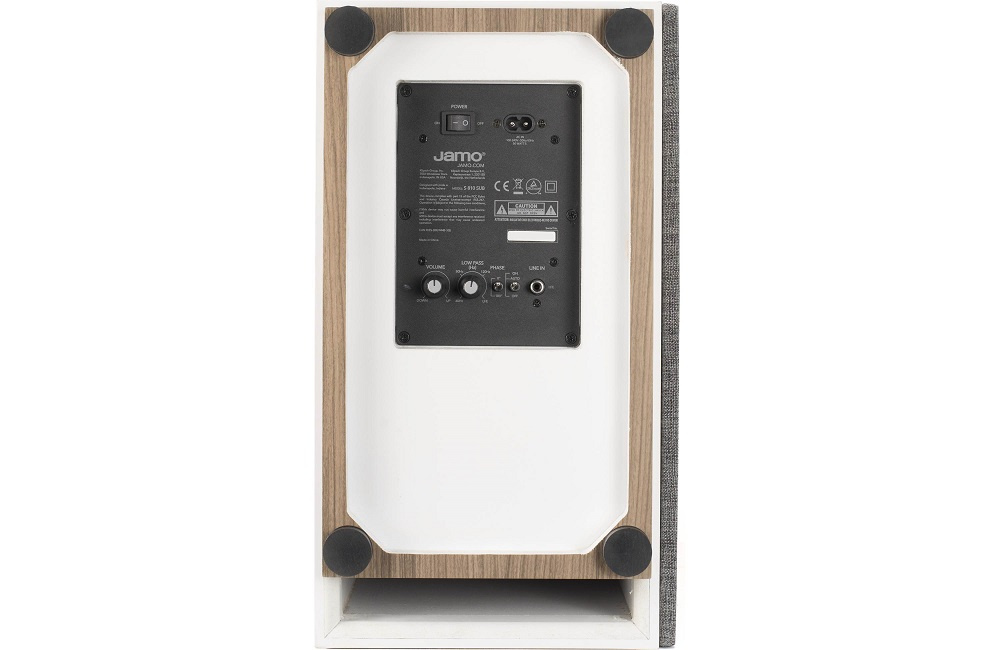 Jamo Studio-8 S810 SUB, aktiv subwoofer vit (sista exet)