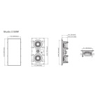 JBL Studio 2 55IW inbyggnadshögtalare, styck JBL Studio 2 55IW inbyggnadshögtalare, styck