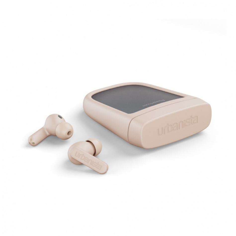 Urbanista Phoenix True Wireless hörlurar med solcellsladdning, Desert Rose