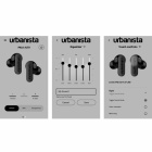 Urbanista Palo Alto True Wireless hörlurar med brusreducering, Midnight Black Urbanista Palo Alto True Wireless hörlurar med brusreducering, Midnight Black
