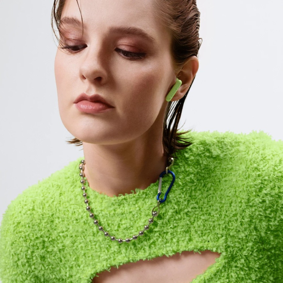 Urbanista Austin 2 trådlösa hörlurar med Bluetooth & IPX4-klassade, Acid Green