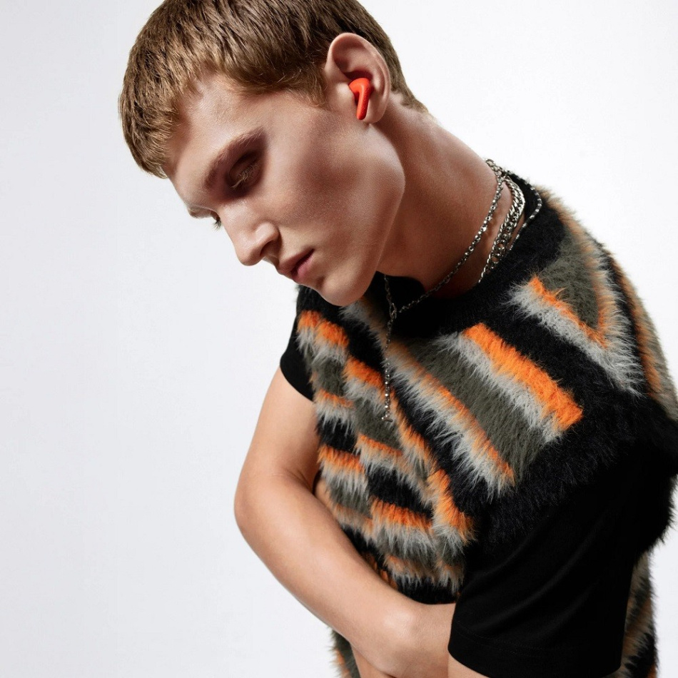 Urbanista Palermo trådlösa hörlurar med brusreducering, Poppy Orange