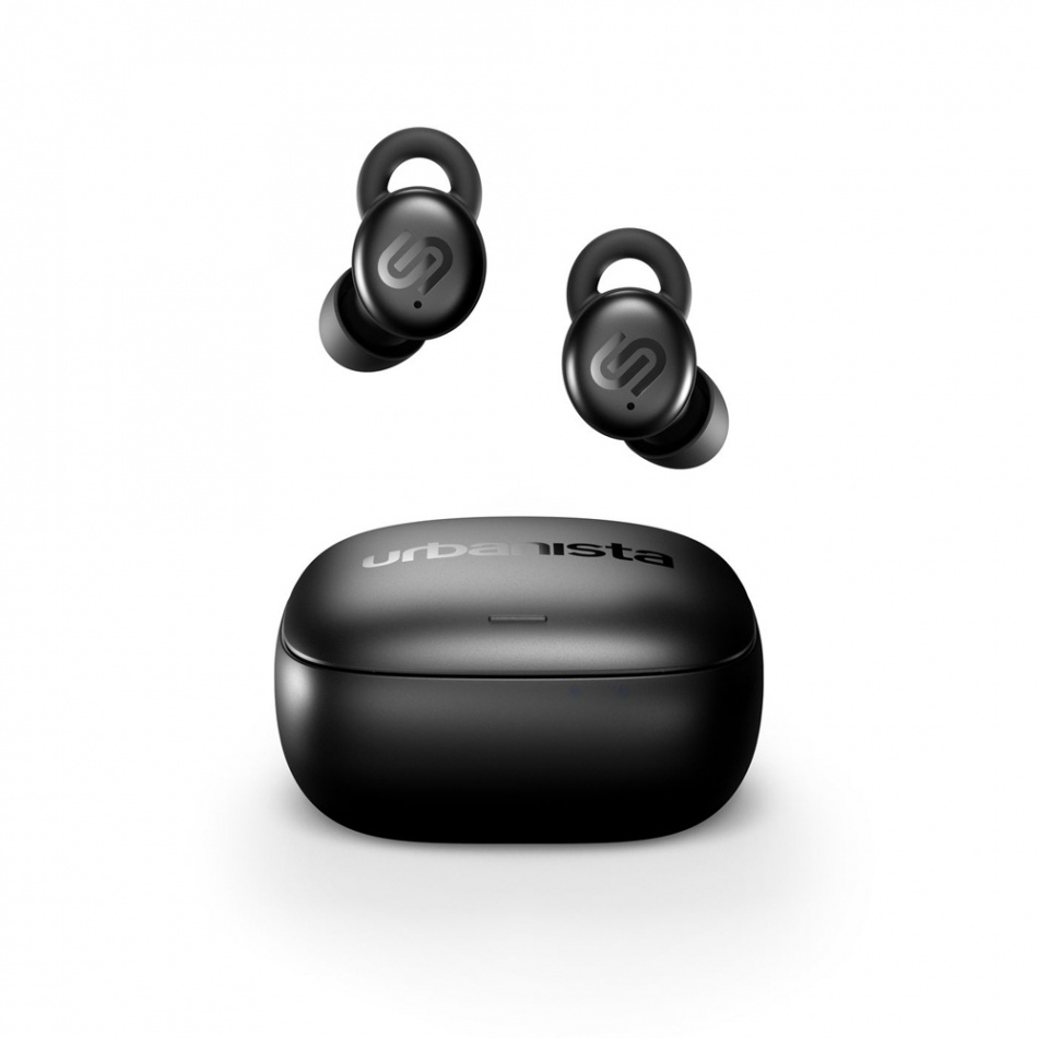 Urbanista Porto trådlösa in-ear hörlurar med passiv brusreducering, Midnight Black