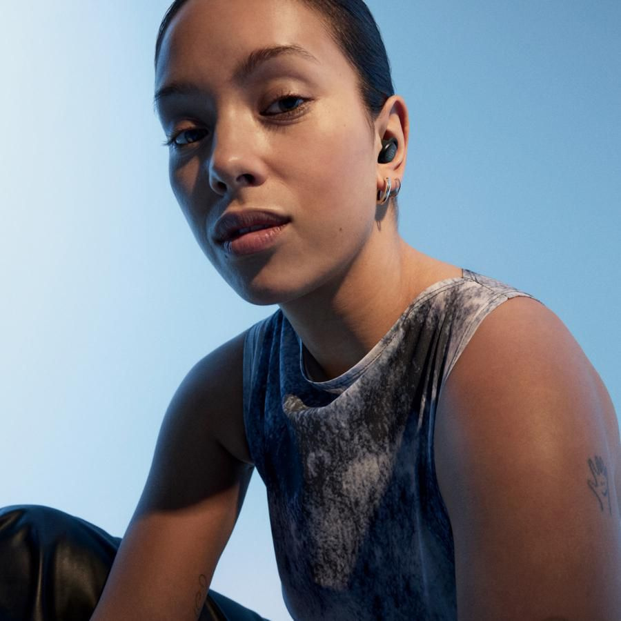 Urbanista Porto trådlösa in-ear hörlurar med passiv brusreducering, Midnight Black