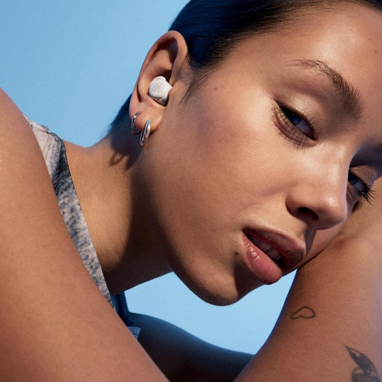 Urbanista Porto trådlösa in-ear hörlurar med passiv brusreducering, Cloud White