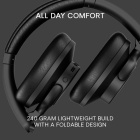 Urbanista Valencia trådlösa over-ear hörlurar med brusreducering, Midnight Black Urbanista Valencia trådlösa over-ear hörlurar med brusreducering, Midnight Black