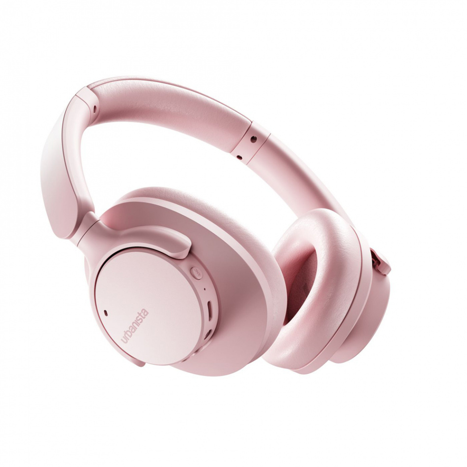 Urbanista Valencia trådlösa over-ear hörlurar med brusreducering, Powder Pink