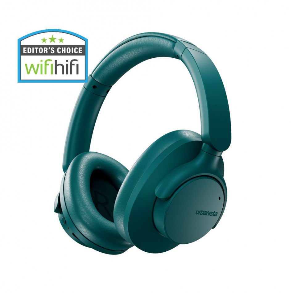 Urbanista Valencia trådlösa over-ear hörlurar med brusreducering, Teal Green