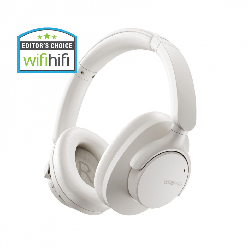 Urbanista Valencia trådlösa over-ear hörlurar med brusreducering, Cloud White