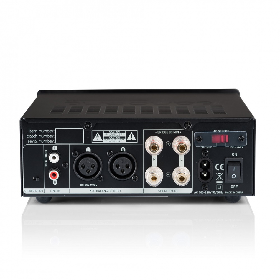 Tangent PowerAmpster II, stereoslutsteg med XLR