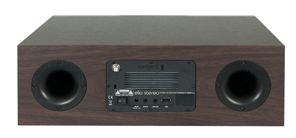 Tangent Elio Stereo med Wifi & Bluetooth, valnöt