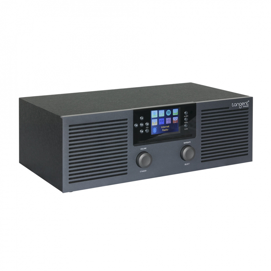 Tangent Radio Fem kompakt musiksystem med Bluetooth, CD & radio, svart