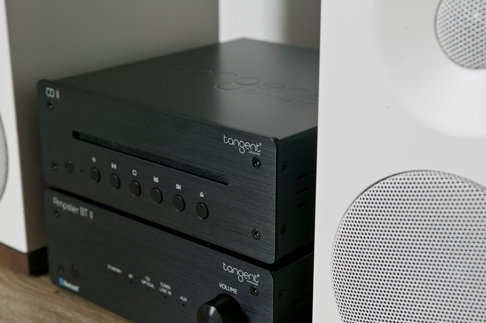 Tangent CD II, kompakt CD-spelare svart