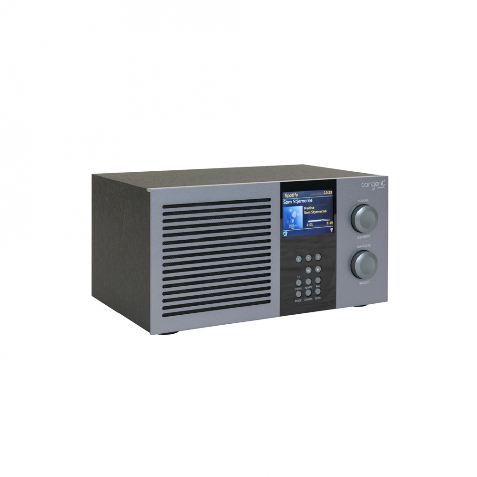 Tangent Radio Tre kompakt musiksystem med Bluetooth & radio, svart