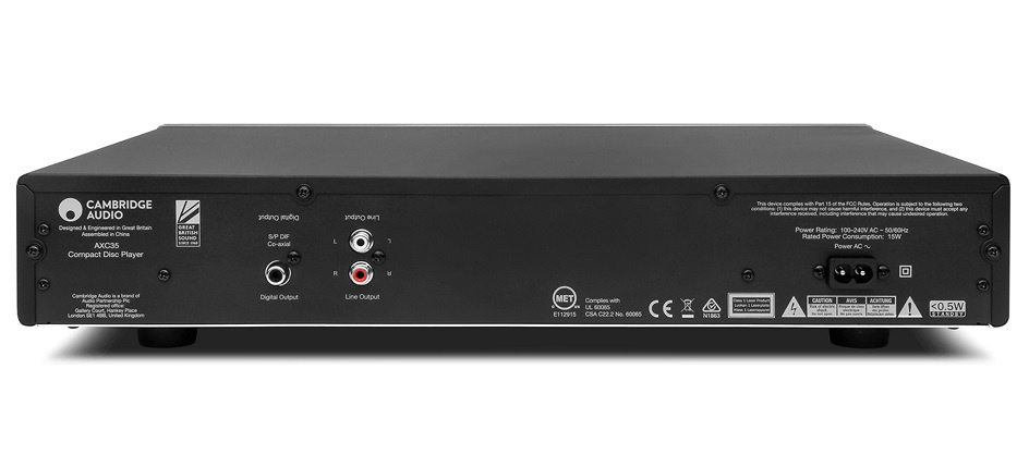 Cambridge Audio AXC35, CD-spelare