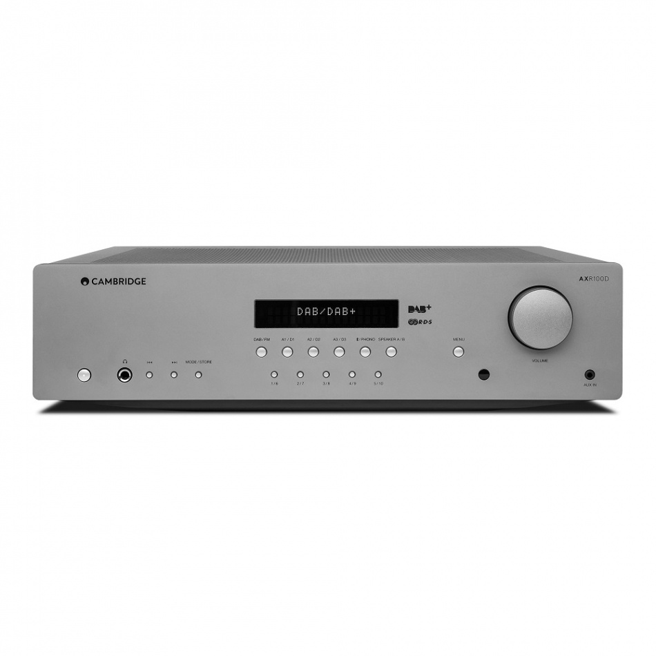 Cambridge Audio AXR100D stereoförstärkare med Bluetooth, DAB/FM-radio & DAC