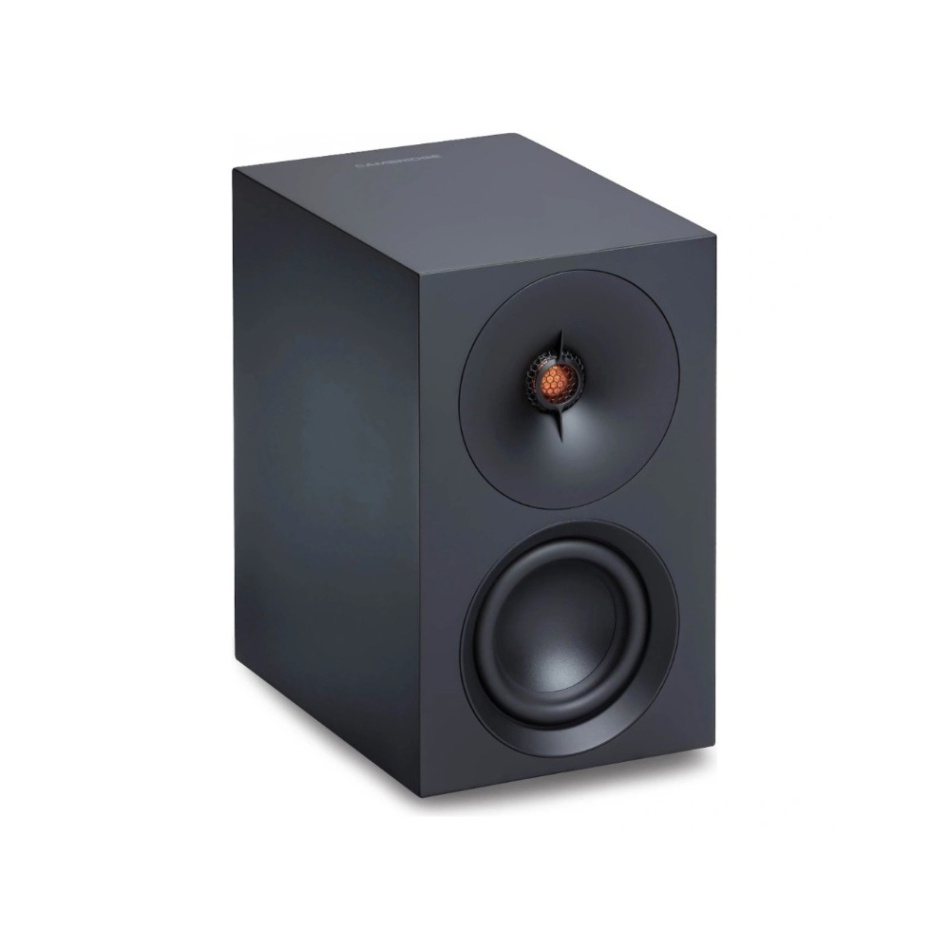 Cambridge Audio L/R S aktiva stereohögtalare med Bluetooth & DAC, svart par