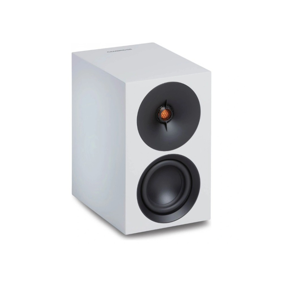 Cambridge Audio L/R S aktiva stereohögtalare med Bluetooth & DAC, vitt par