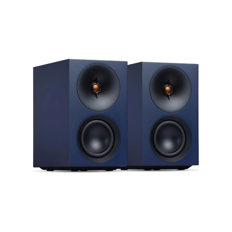 Cambridge Audio L/R S aktiva stereohögtalare med Bluetooth & DAC, blått par