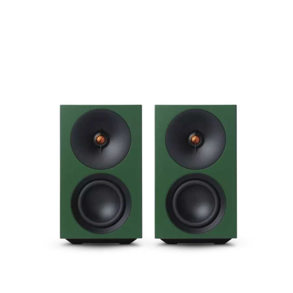 Cambridge Audio L/R S aktiva stereohögtalare med Bluetooth & DAC, grönt par