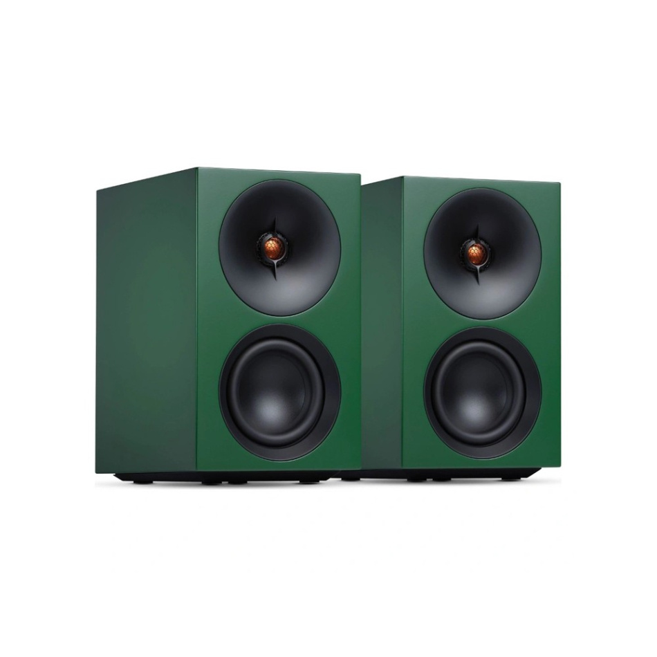 Cambridge Audio L/R S aktiva stereohögtalare med Bluetooth & DAC, grönt par