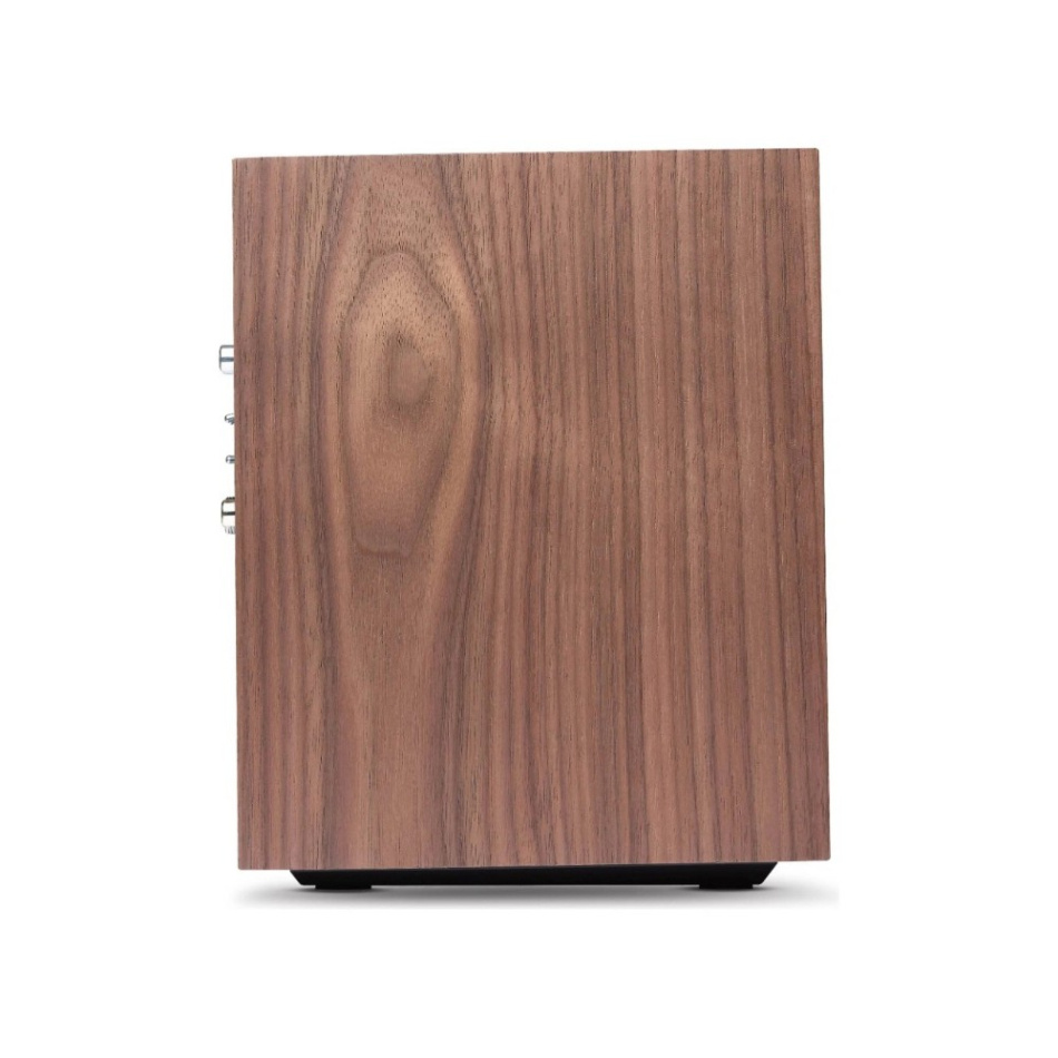 Cambridge Audio L/R S aktiva stereohögtalare med Bluetooth & DAC, valnöt par