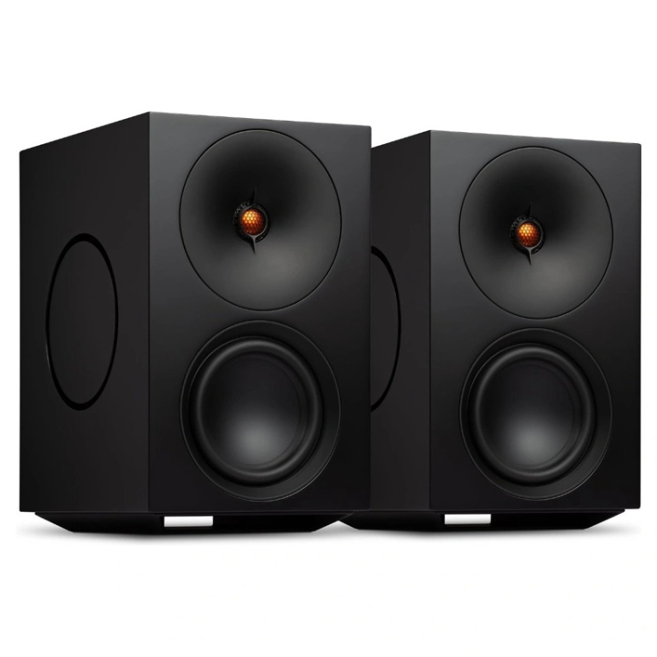 Cambridge Audio L/R X aktiva stereohögtalare med nätverk & HDMI eARC, svart par