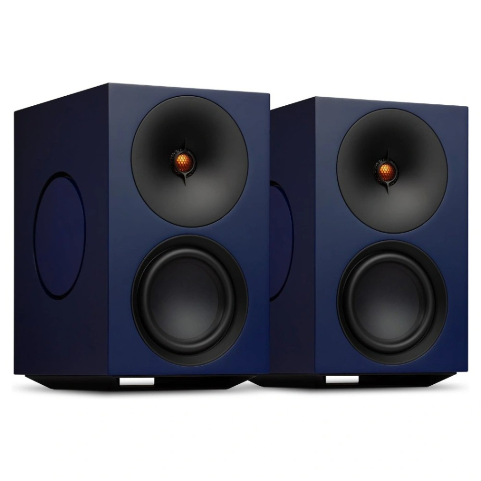 Cambridge Audio L/R X aktiva stereohögtalare med nätverk & HDMI eARC, blått par