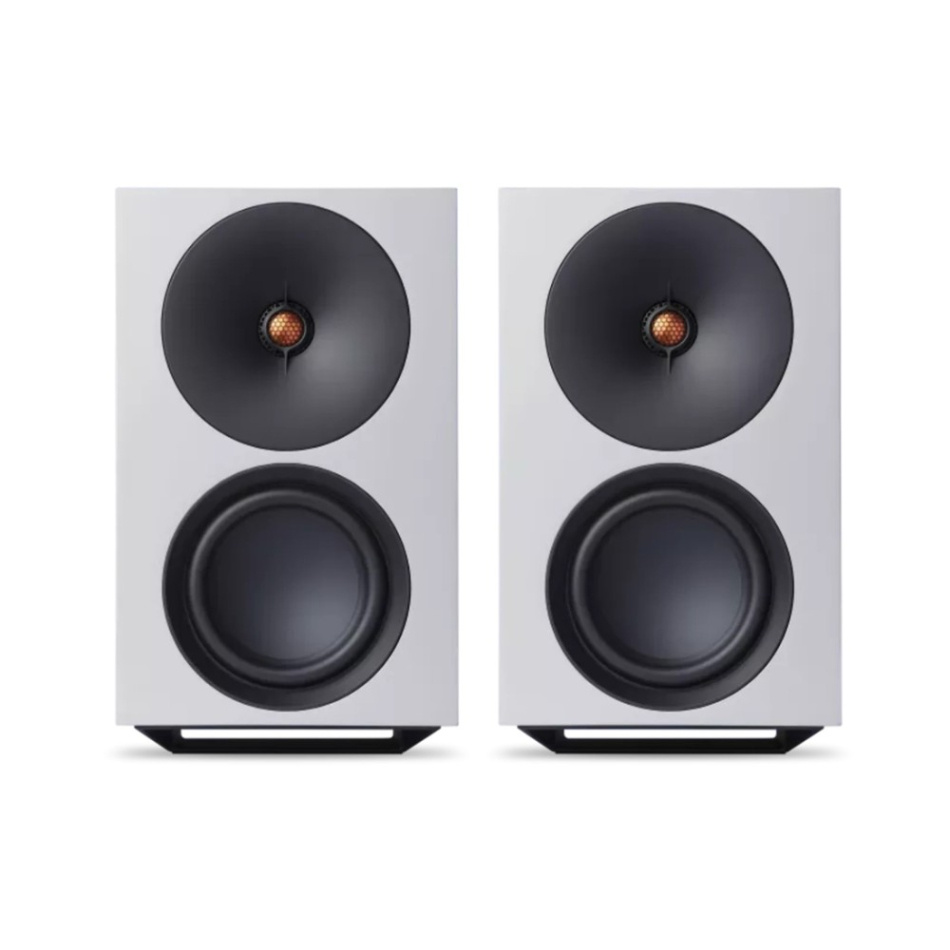 Cambridge Audio L/R X aktiva stereohögtalare med nätverk & HDMI eARC, vitt par