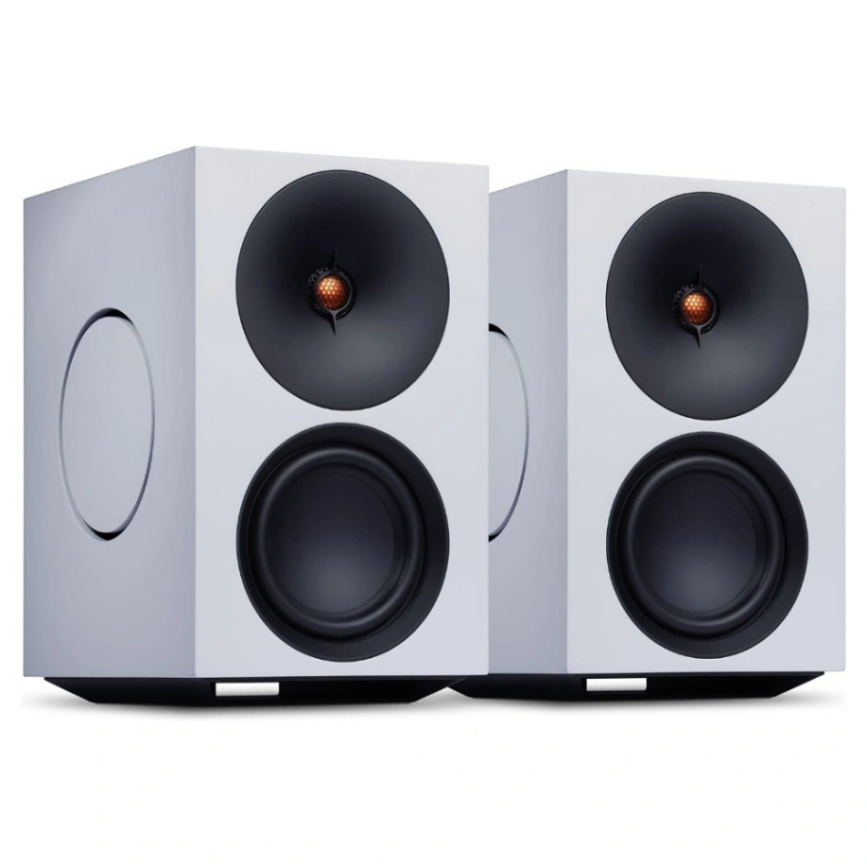 Cambridge Audio L/R X aktiva stereohögtalare med nätverk & HDMI eARC, vitt par