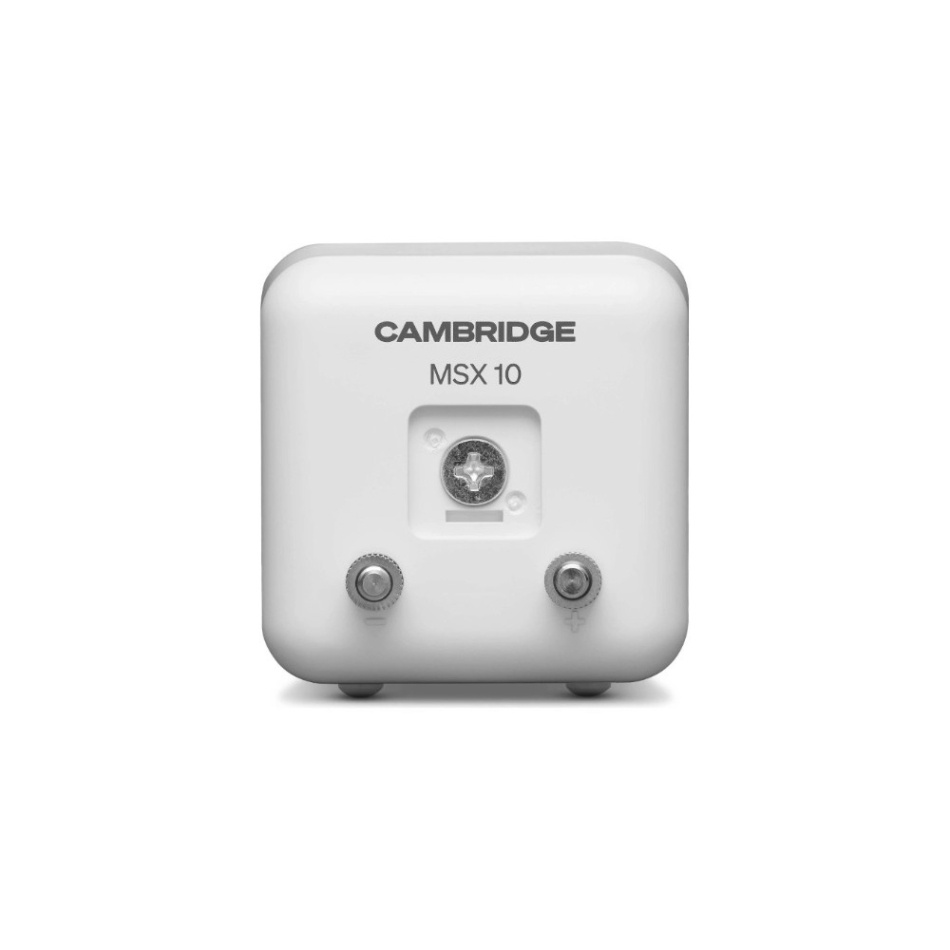 Cambridge Audio MSX 10 satellithögtalare för stereo & hemmabio, vit styck