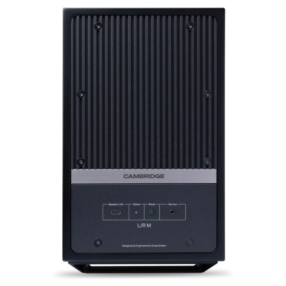 Cambridge Audio L/R M aktiva stereohögtalare med nätverk & HDMI eARC, svart par