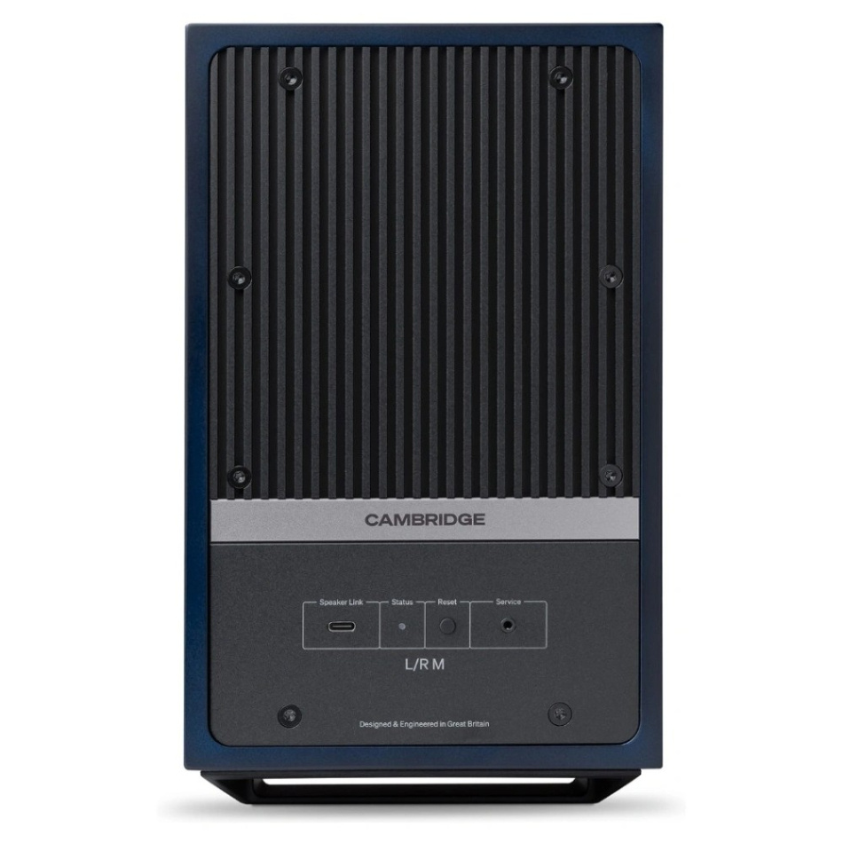 Cambridge Audio L/R M aktiva stereohögtalare med nätverk & HDMI eARC, blått par