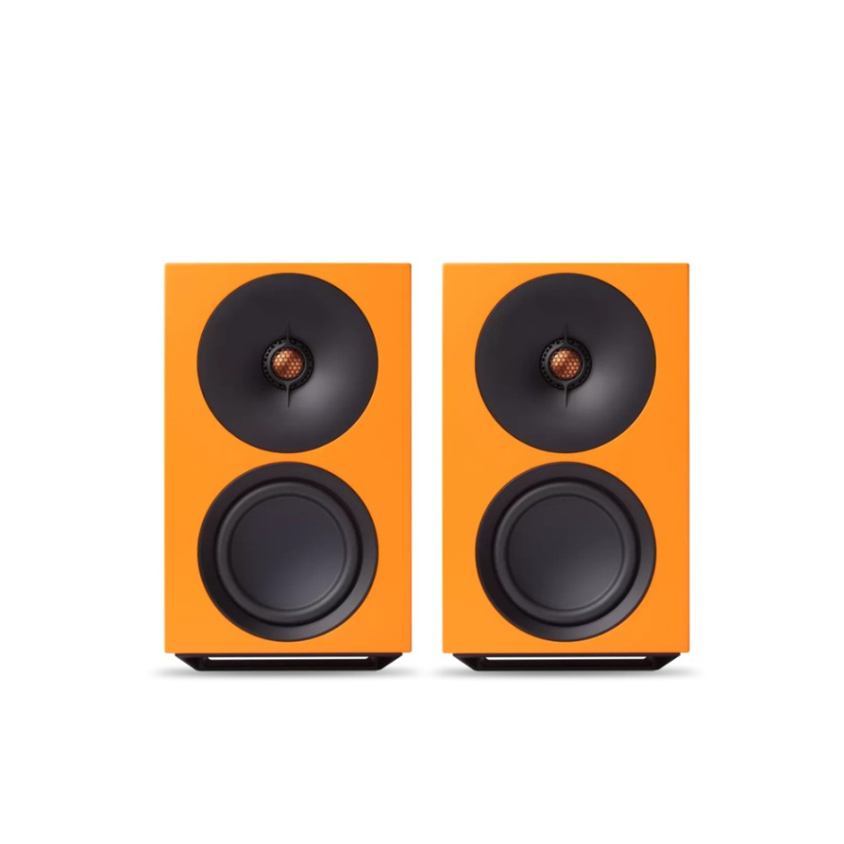 Cambridge Audio L/R M aktiva stereohögtalare med nätverk & HDMI eARC, orange par