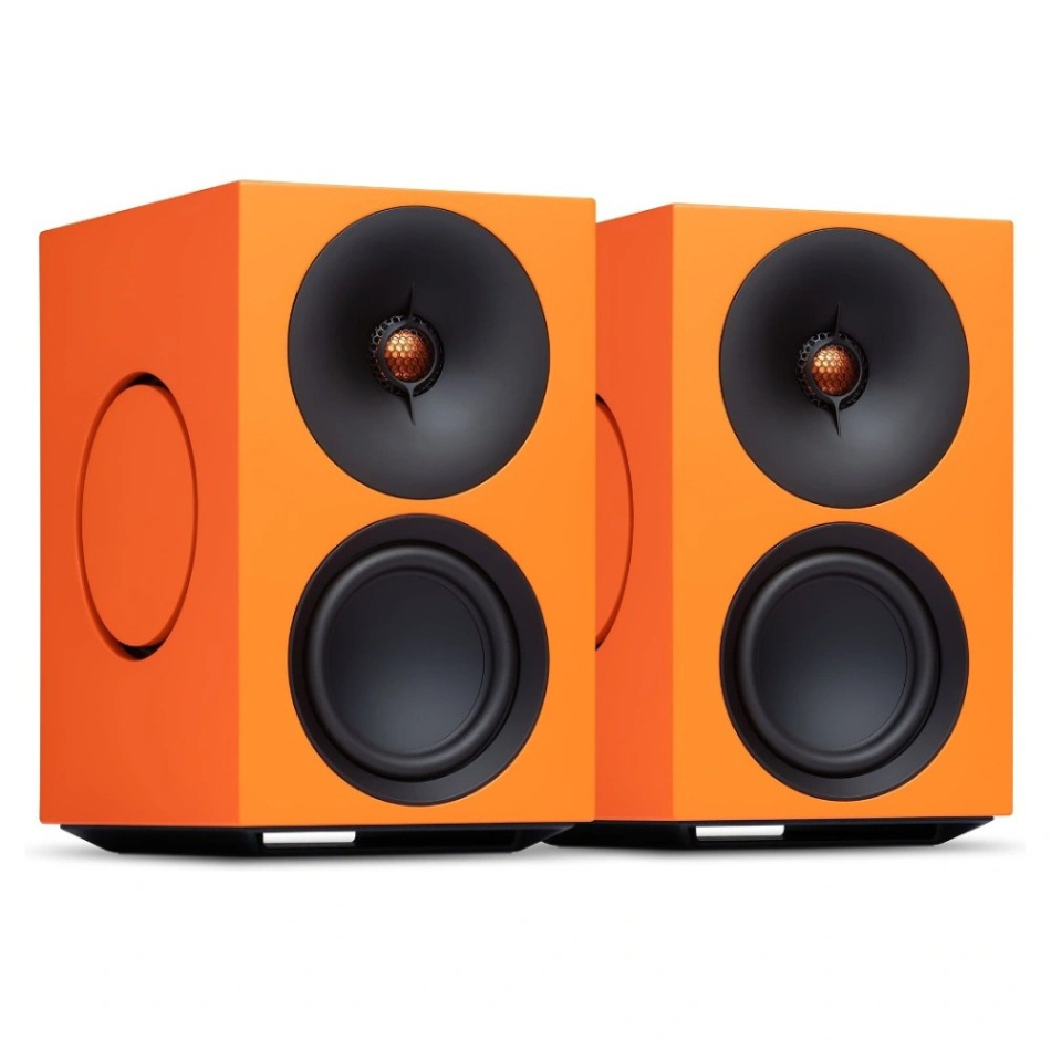 Cambridge Audio L/R M aktiva stereohögtalare med nätverk & HDMI eARC, orange par