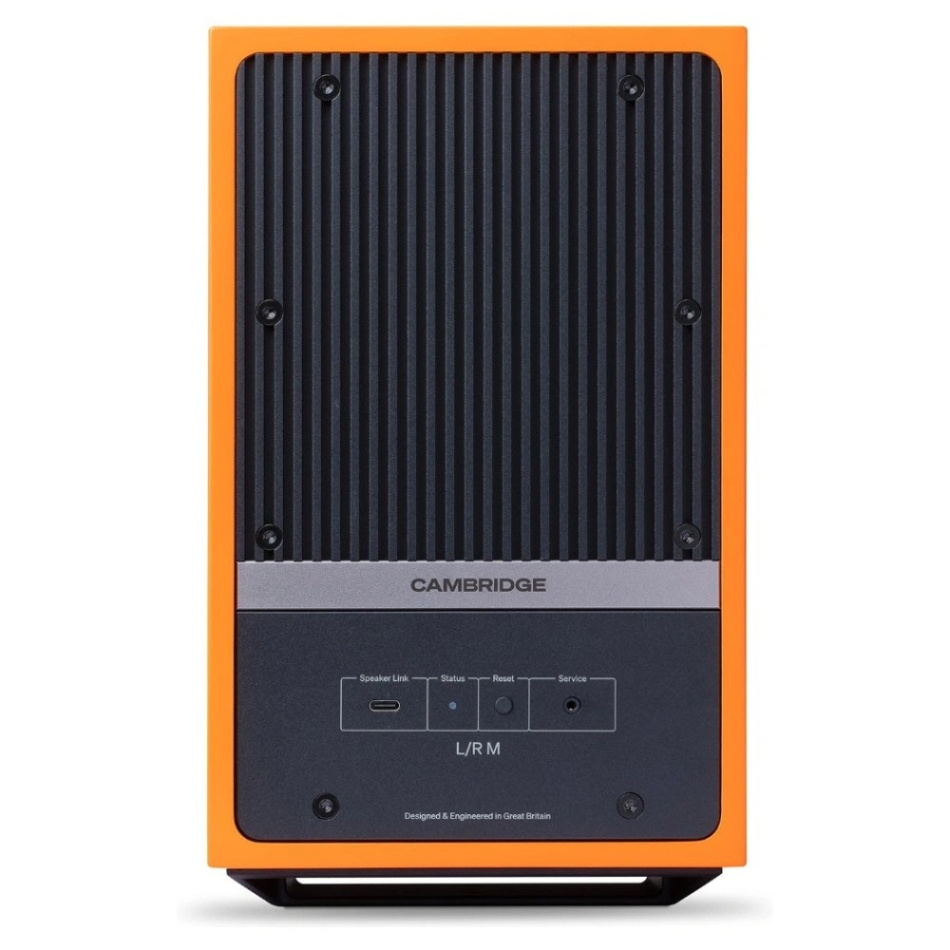 Cambridge Audio L/R M aktiva stereohögtalare med nätverk & HDMI eARC, orange par