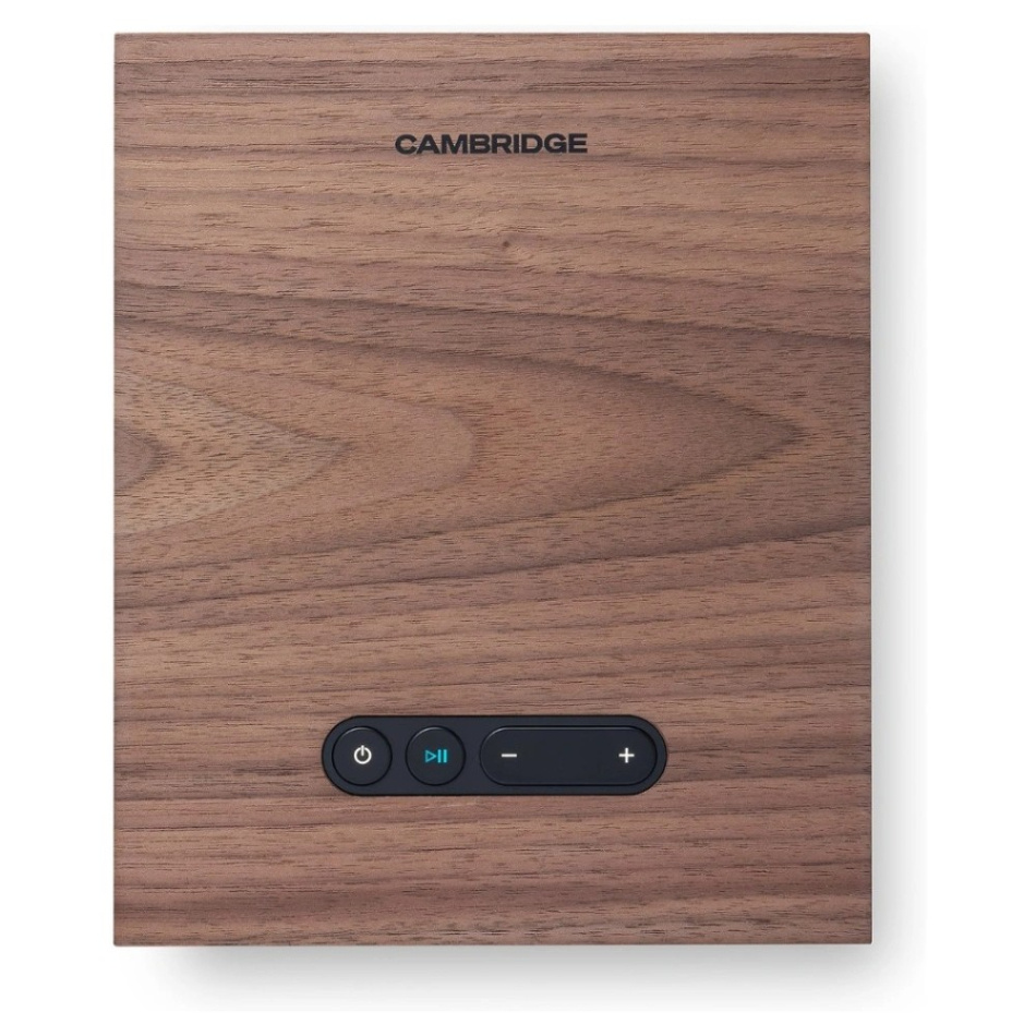 Cambridge Audio L/R M aktiva stereohögtalare med nätverk & HDMI eARC, valnöt par