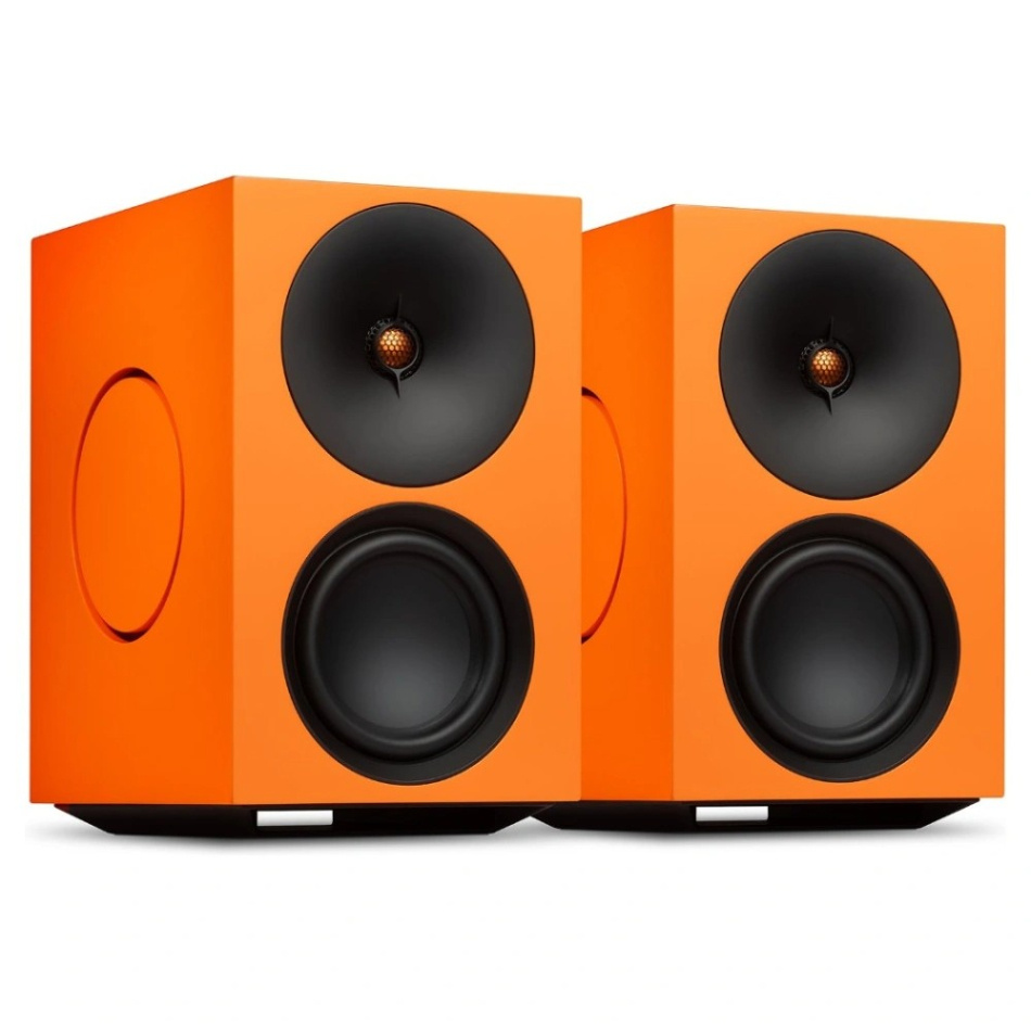 Cambridge Audio L/R X aktiva stereohögtalare med nätverk & HDMI eARC, orange par