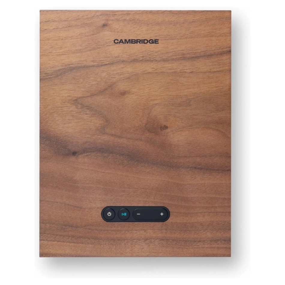 Cambridge Audio L/R X aktiva stereohögtalare med nätverk & HDMI eARC, valnöt par