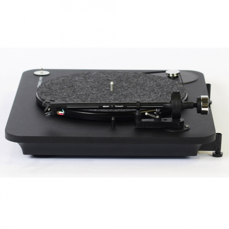 Elipson Chroma 200 vinylspelare med Ortofon OM10-pickup, svart Returexemplar