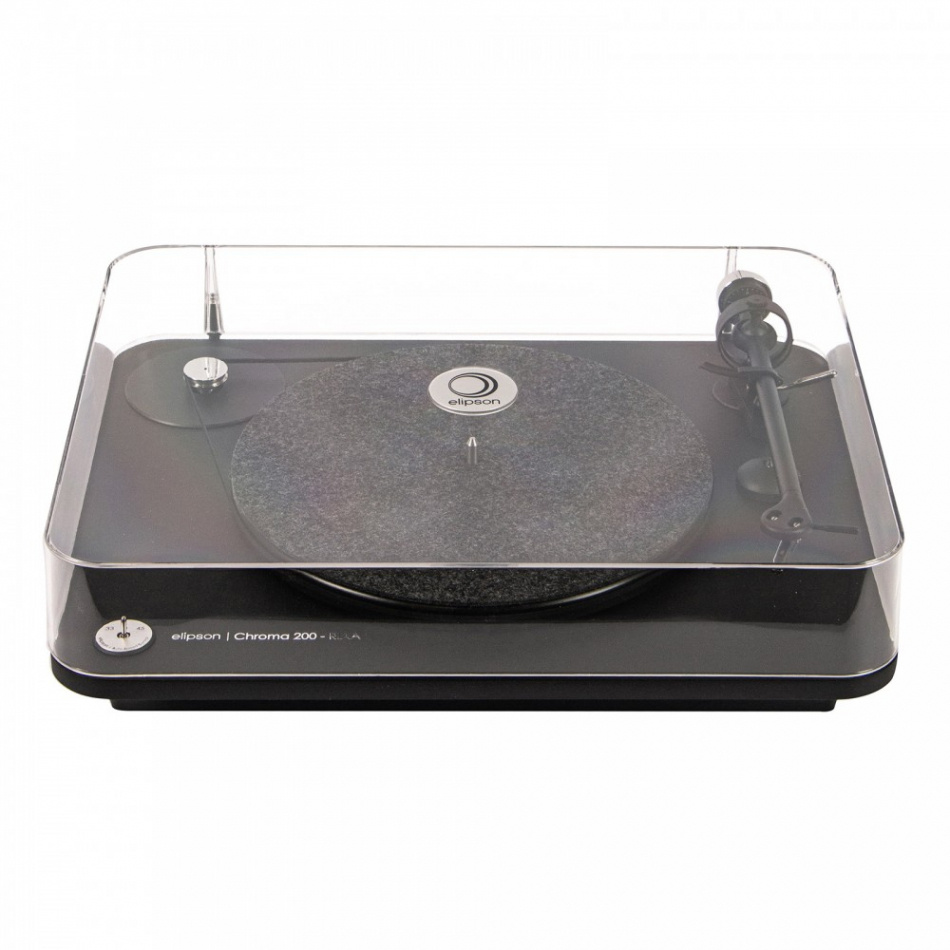 Elipson Chroma 200 vinylspelare med RIAA-steg, svart