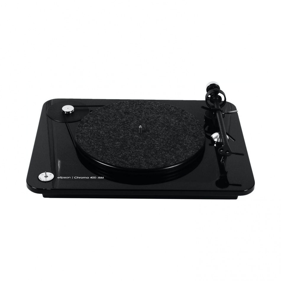 Elipson Chroma 400 vinylspelare med RIAA-steg, pianosvart
